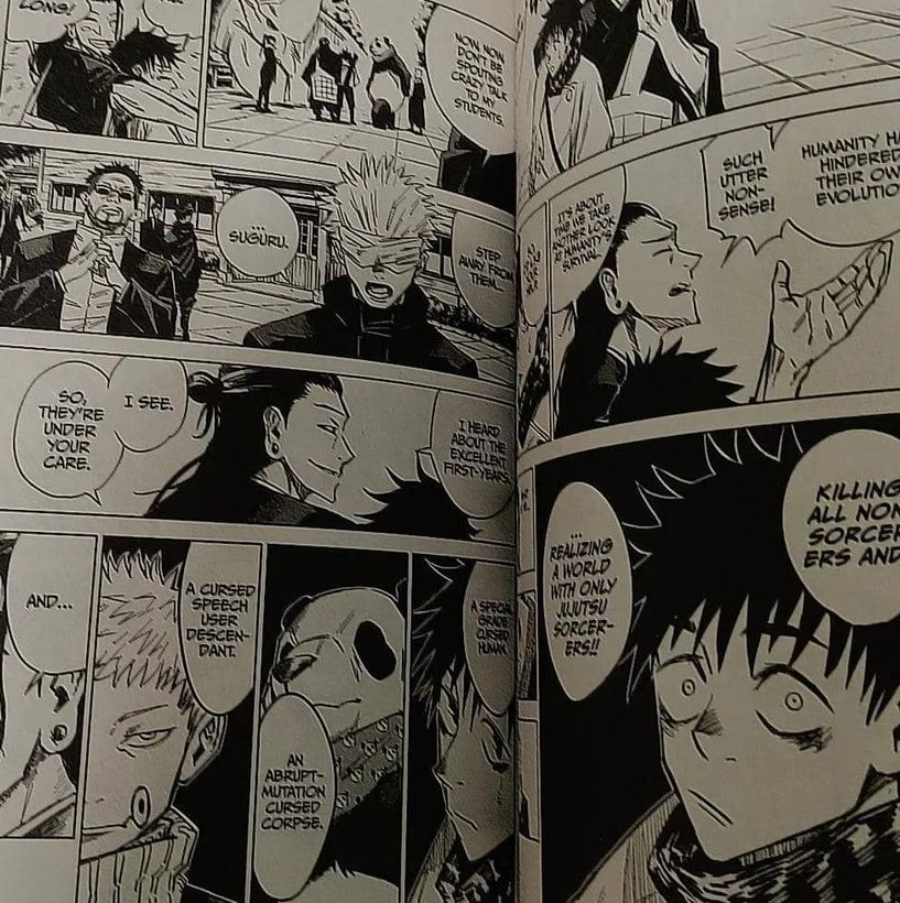 Manga de Jujutsu Kaisen original 