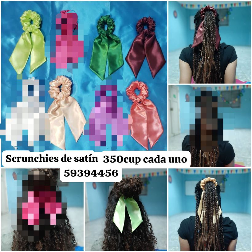 Scrunchies de Satín 