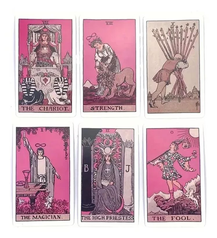 Tarot Rider Waite Pink 