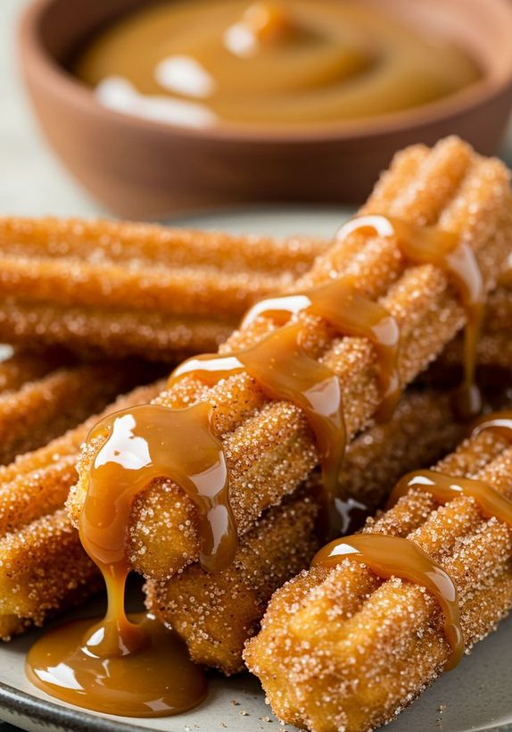 Churros con Leche Condensada