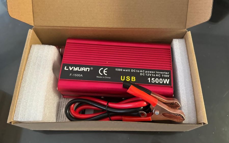 Convertidor 12v a 110v de 1500w nuevos!!!