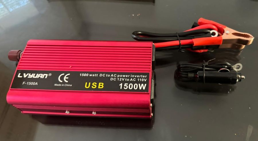 Convertidor 12v a 110v de 1500w nuevos!!!