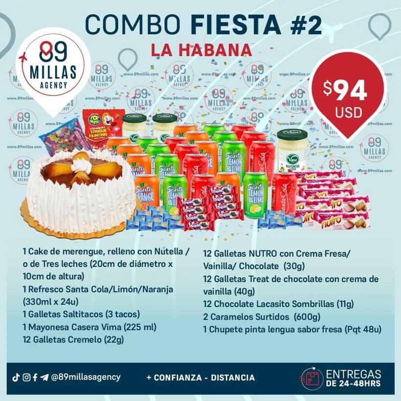 Combos de fiestas