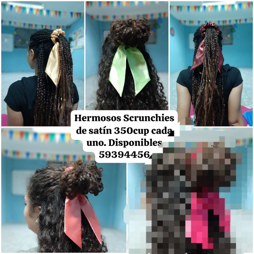 Scrunchies de Satín 