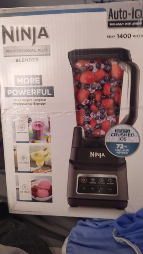 🍹 Batidora Ninja modelo 1400w. Vaso 72onzas.