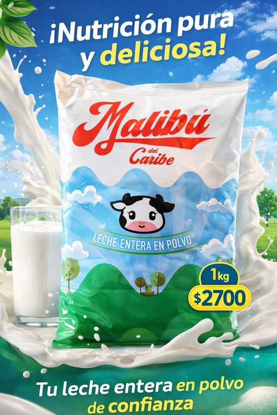 Leche en polvo "Malibú" (1kg)