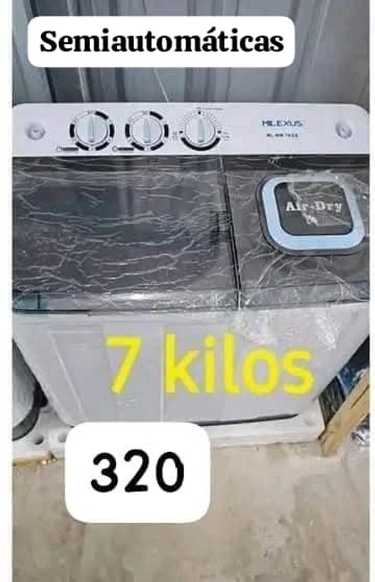 Lavadora semiautomática MILEXUS 7kg