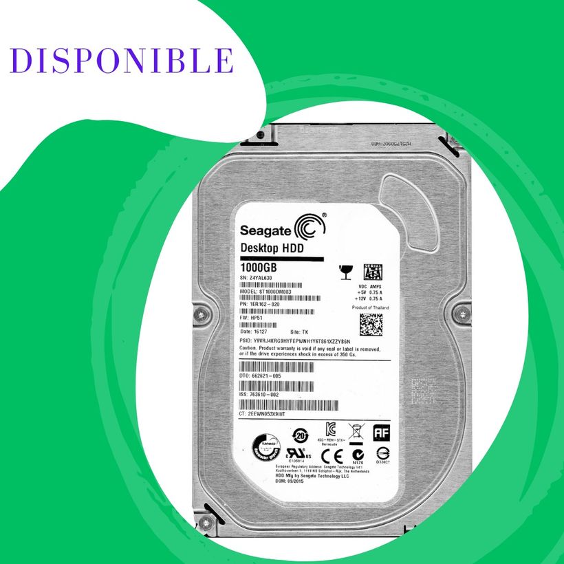 Disco Duro 1TB Segate Desktop HDD Nuevo 