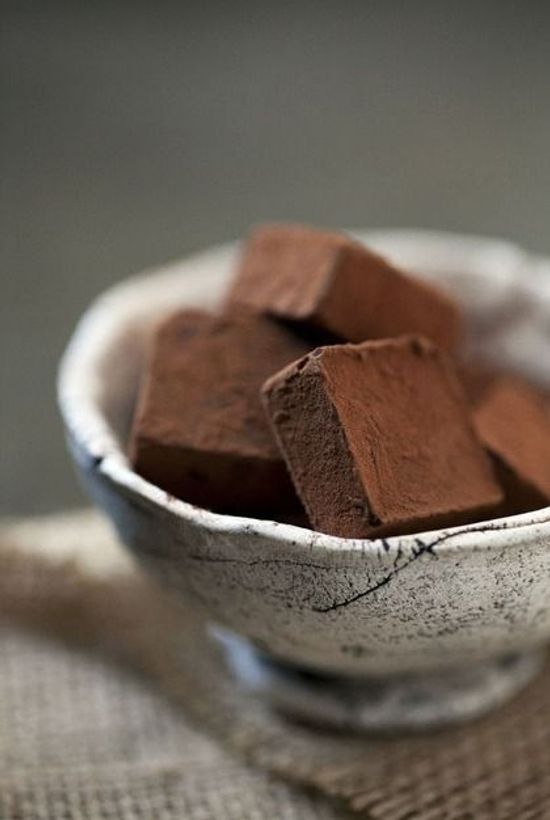 Trufas de chocolate y leche condensada