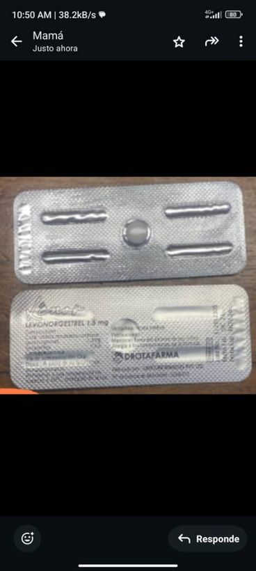 Pastillas del día después