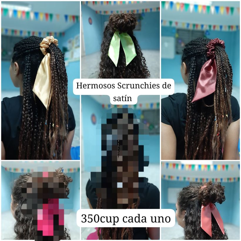 Scrunchies de Satín 