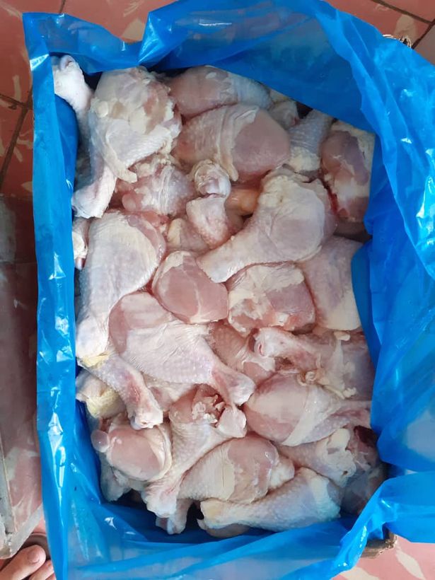 Caja de pollo 33lbs