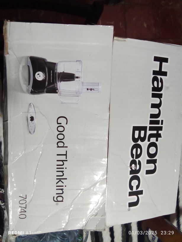 Procesador de Alimentos. Marca Hamilton Beach