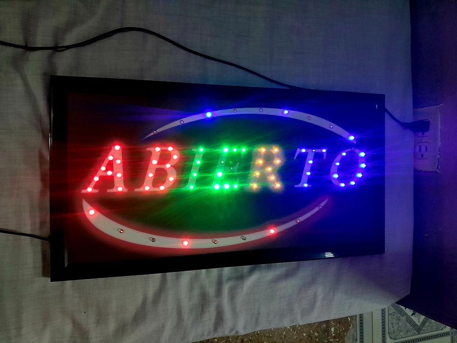 Letrero luminoso