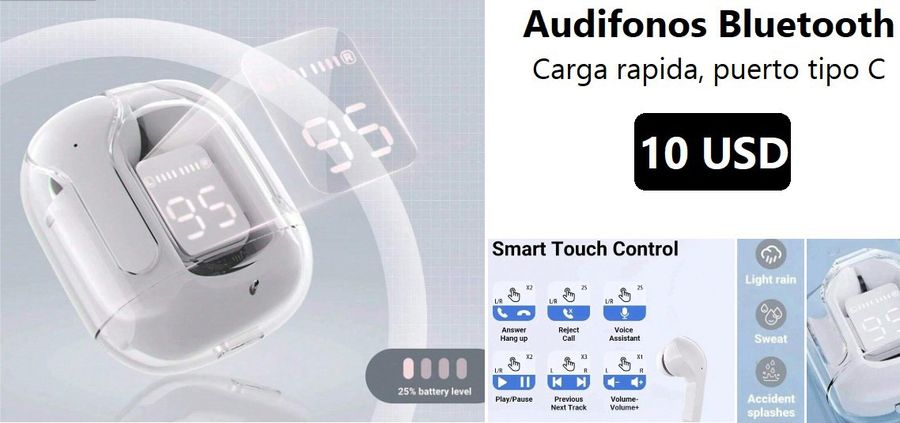 Audifonos inalámbricos 