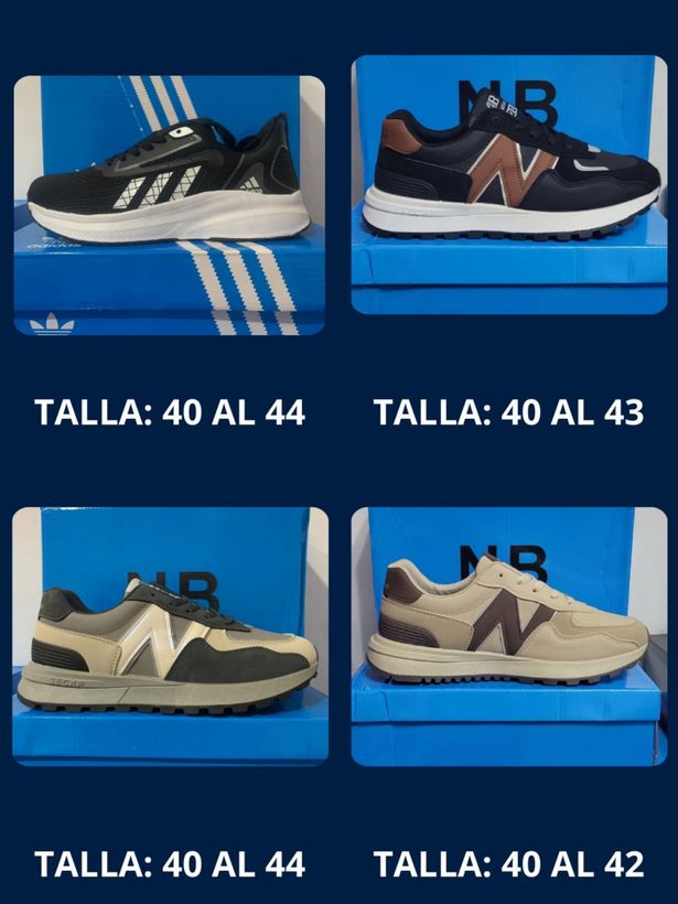 Tenis NEW BALANCE ADIDAS y NIKE 