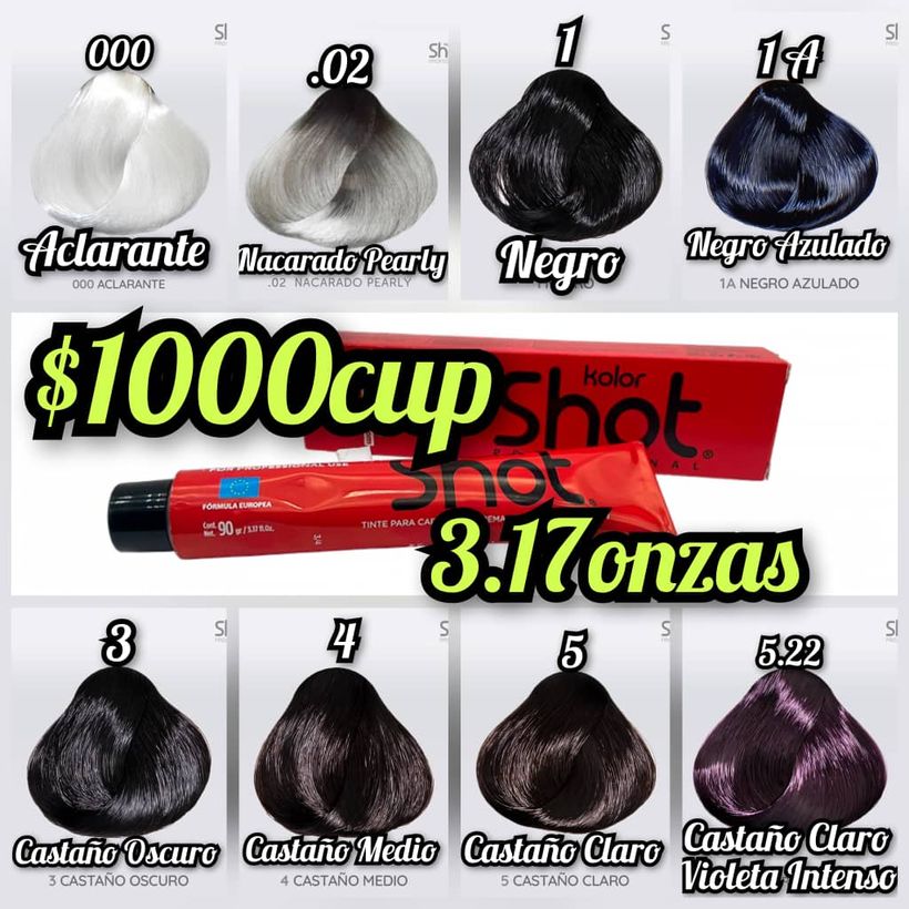 Tintes Kolor Shot. Marianao