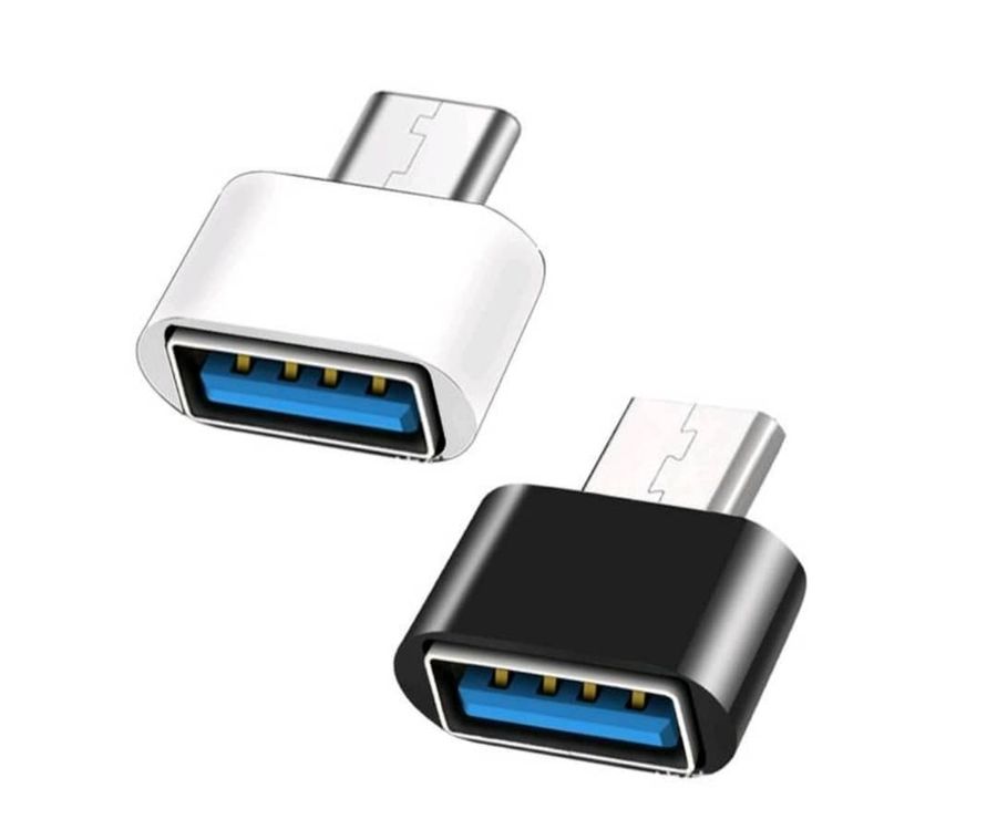 Adaptador OTG-USB tipo C y V8