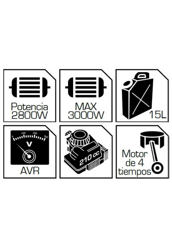 Planta electrica 3000w