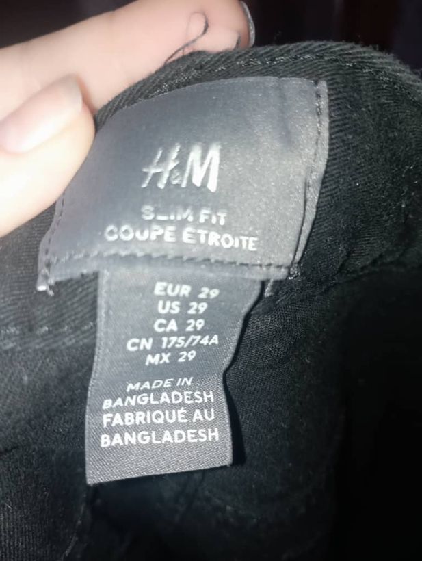 Pantalón Negro H&M