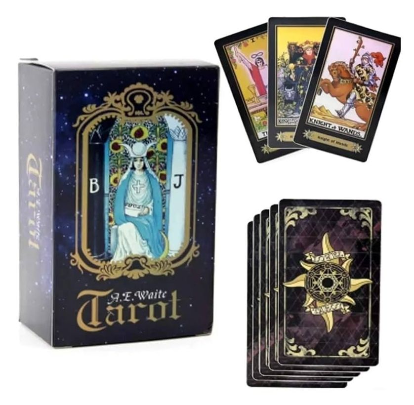 Tarot Rider Waite Ediccion Especial Versión Holográfica incluye una bolsa 