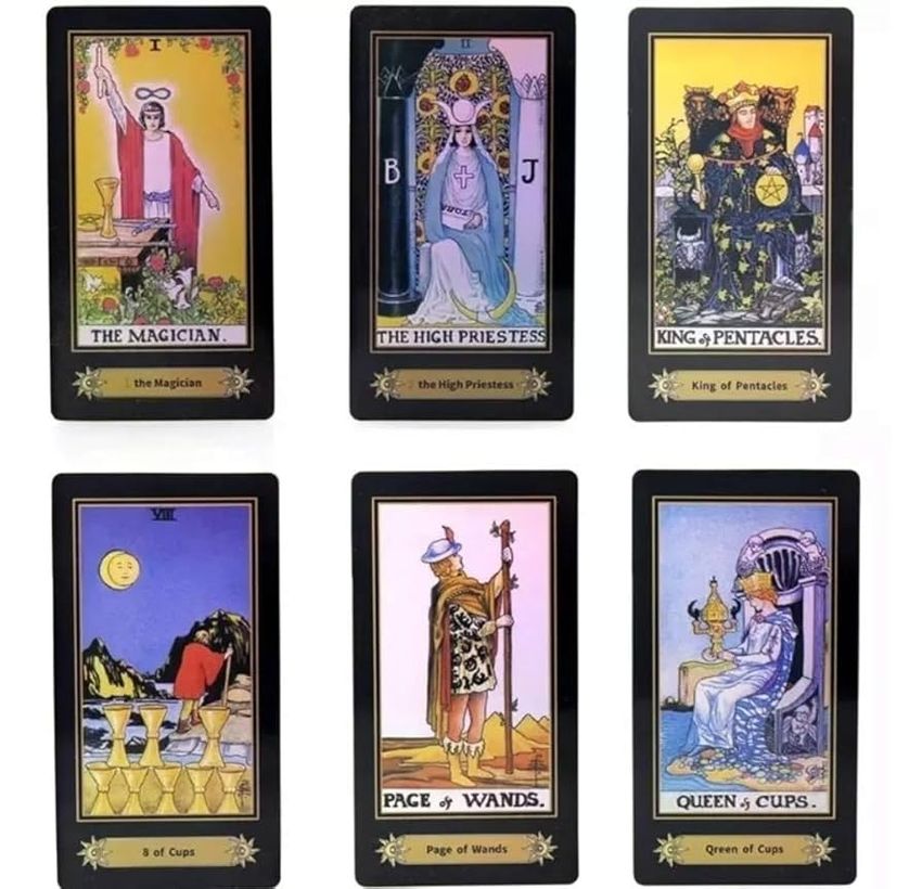 Tarot Rider Waite Ediccion Especial Versión Holográfica incluye una bolsa 