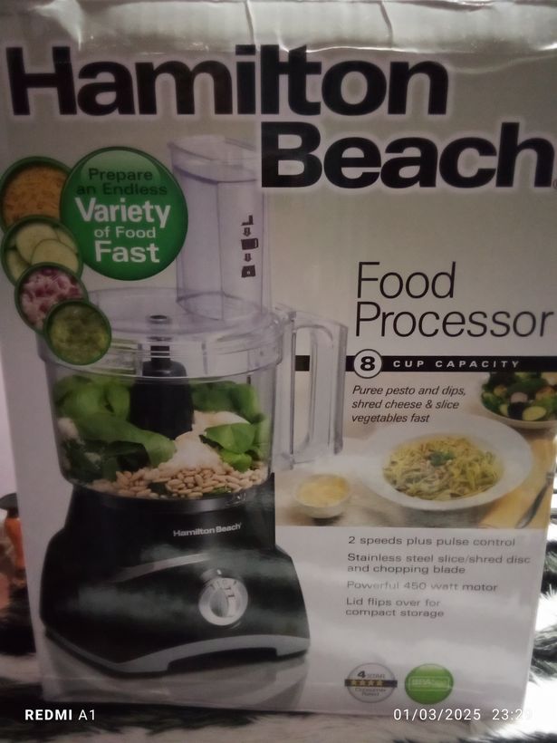 Procesador de Alimentos. Marca Hamilton Beach
