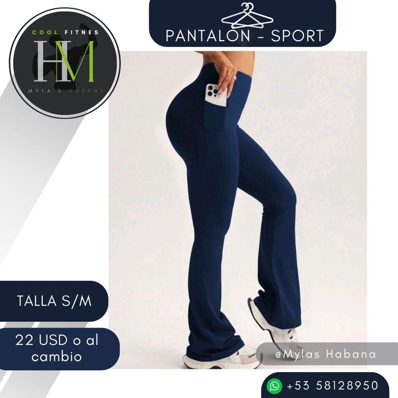 Pantalón campana deportivo