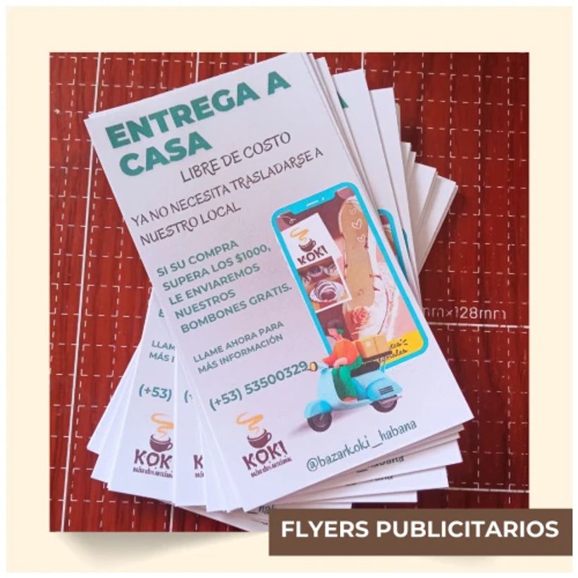 Pack 100 Flyers Publicitarios